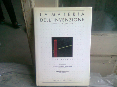 LA MATERIA DELL&amp;#039;INVENZIONE - EZIO MANZINI (CARTE IN LIMBA ITALIANA) foto