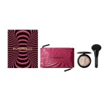 Trick Of The Light Extra Dimension Skinfinish Kit Set MAC: Textile Makeup Bag, Burgundy + MAC, Multi Face Brush, 143S + Extra Di