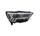 Far AUDI Q3 (F3), 07.2018-, partea dreapta, TYC, cu LED daytime running light; LED; electrical; fara LED module; fara unitate control LED; cu motor;