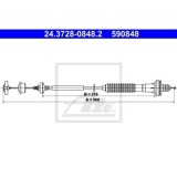 Cablu ambreiaj Peugeot 206/206+ (2a/C), Ate 24372808482