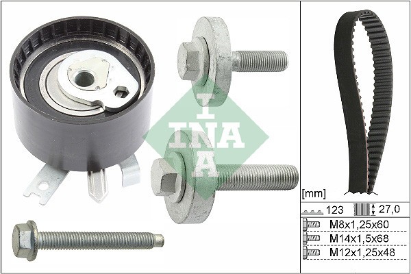 INA 530 0197 10 Set curea de distributie
