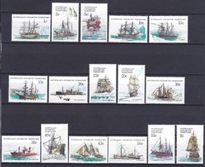 DB1 Colonii TAA 1979 Terit. Antarctice Australiene Vase Corabii Explorare 16 v. MNH foto