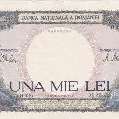 ROMANIA 1000 lei 1941 XF+