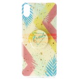 Husa iPhone XS Max TPU, Model 03, Protectie Camera, Design Pop Art