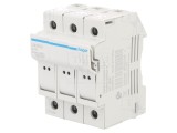 Separator cu Fuzibil 10x38mm pentru Șină DIN 32A 690V Poli 3