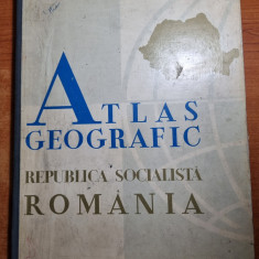 atlas geografic republica populara romana - din anul 1965