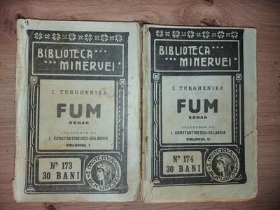 Fum 1, 2- I. Turghenief Editura: Minerva foto