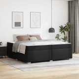 vidaXL Cadru de pat Altele Negru 200 x 200 cm Piele artificială