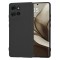 Husa spate Motorola Edge 50 Silicon Negru cu Microfibra SoftFlex