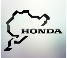 Sticker auto geam Honda foto