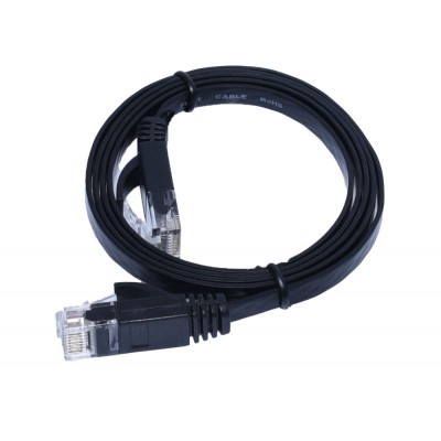 Cablu elSales ELS-UC1 UTP plat CAT6 Gigabit, lungime 1 metru foto