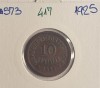 417 Portugal, Portugalia, 10 Centavos 1925, KM#573, Europa