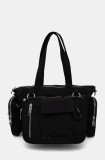 Desigual geanta BASIC MODULAR BOHOL culoarea negru, 24WAXY36