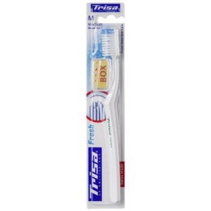 Periuta de dinti Trisa Fresh Medium, cu capac de protectie cadou, Cod 602990 ProDesign DailyAppliances