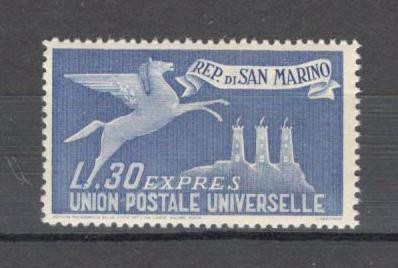 San Marino.1946 Corespondenta urgenta SS.403 foto