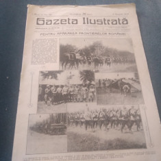 REVISTA GAZETA ILUSTRATA 9 AUGUST 1914 POZITIA ROMANIEI FATA DE RAZBOI