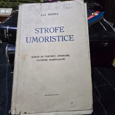 Strofe umoristice - Lia Mirea foto