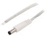 Cablu Alimentare DC 5,5/2,5mm Transparent 2m