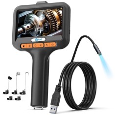 Camera Inspectie Auto Industriala iUni VC43-AV, Ecran IPS 4.3&quot;, Cablu Semirigid, Lungime 2M, 1080P, 8 LED-uri ajustabile, Lentila 8mm, Rezistenta la A