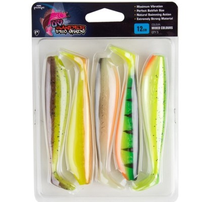 Shad Fox Rage Pro Zander Ultra UV - Mixed Colours, 7cm, 5buc/plic foto