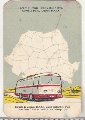 bnk cld Calendar 1968 DRTA - autobuz TV 2 foto