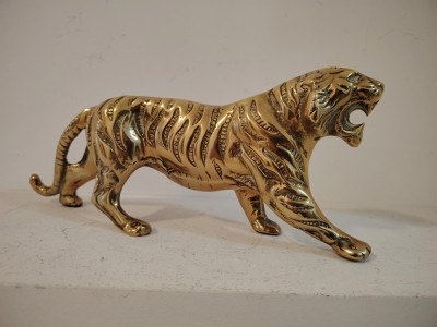 Superbă sculptura tigru din bronz masiv foto