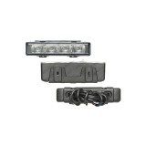 Lumini de zi auto BestAutoVest Daytime running light universale 146x33x50mm 4leduri 12V 24V cu cablu, 1 buc, Rapid