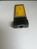 placa de retea pentru laptop 1gb Express card 34 cu 1 port Gigabit LAN, Delock 66216
