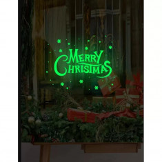 Sticker Geam Craciun - Merry Christmas 27x33cm