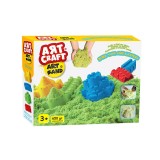 Set Nisip creativ si forme Castel, 4 forme colorate, ATU-085177, Oem