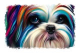 Cumpara ieftin Sticker decorativ Caine, Multicolor, 85 cm, 11776ST