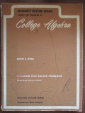 Schaum&#039;s outline of college algebra