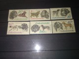 TIMBRE CEHOSLOVACIA CAINI 1973, Nestampilat