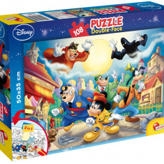 Puzzle 2 In 1 Lisciani, Mickey Mouse Detectiv, Plus, 108 piese