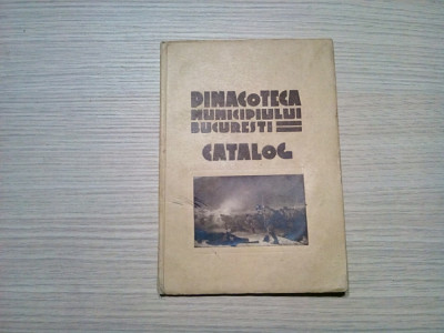 PINACOTECA MUNICIPIULUI BUCURESTI - Catalog - Universul, 1940, 61p.+reproduceri foto