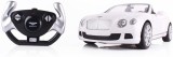 Masina Cu Telecomanda Bentley Continetal Gt Alb Cu Scara 1 La 12
