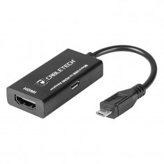 CABLU ADAPTOR MHL MICRO USB &amp;amp;#8211; HDMI FULL HD foto