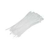 Faseta colier plastic alb 3.5x200mm 100 buc/set Longroad