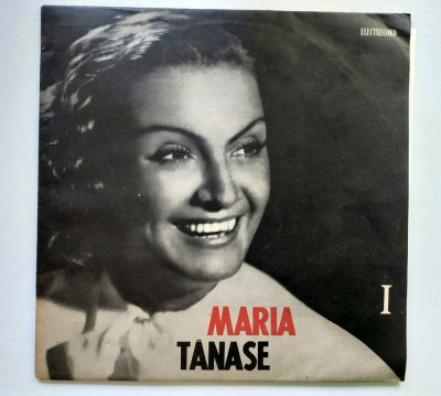 Maria Tanase - Din C&amp;icirc;ntecele Mariei Tănase (I), disc vinil LP stare foarte buna foto