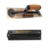 Cumpara ieftin Gletiera inox Olejnik, intarita, Premium Silver, Medium Flex, 30.5x12cm x 0.4mm, maner pluta, husa