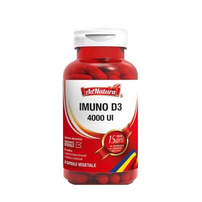 Imuno D3 4000UI 30 capsule Adserv foto