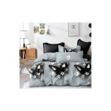 Cumpara ieftin Lenjerie de Pat Bumbac Finet, 6 Piese, Pat Dublu - GR-443