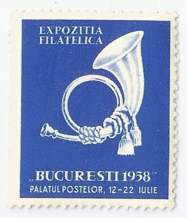 Romania, Lot 326 cu 1 vinieta nationala, 1958, MNH