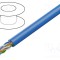 Cablu LANBERG U/UTP 4x2x23AWG CCA PVC albastru 305m CPR Fca