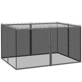 Outsunny Plase anti-ț&acirc;nțari pentru tonelă barnum pavilion de grădină 3 x 4 m - set de 4 plase cu fermoar + c&acirc;rlige de prindere | Aosom Romania