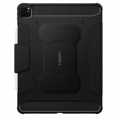 Husa Carte Spigen Rugged Armor Pro pentru Apple iPad Pro 11&amp;quot; 2021 / 2020 / 2018, Functie Stand, Apple Pencil Holder, Negru foto