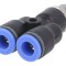 Racord Push-in Y cu Filet R 1/8 - 0,95-15bar