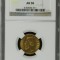 Moneda AUR 20 lei 1883, Carol I, AU58, certificata si gradata de NGC