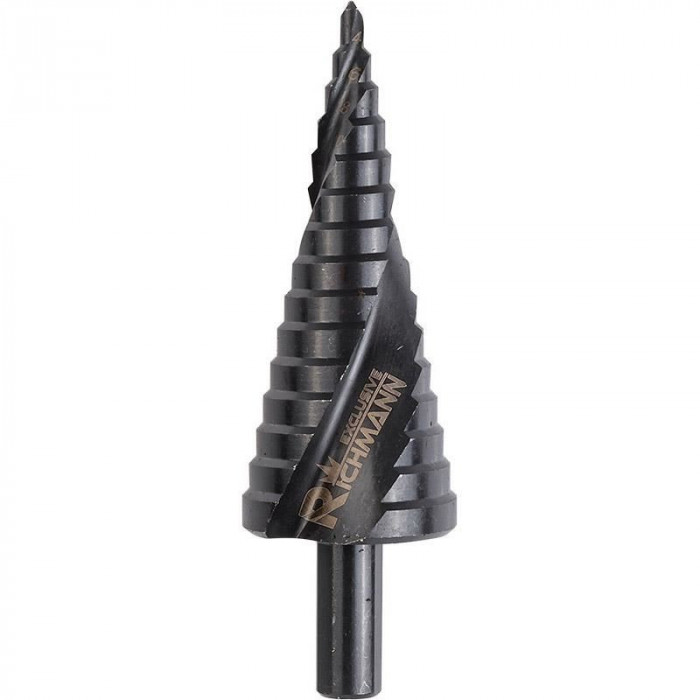 Burghiu pentru metal, in trepte, nitrura de titan, spiralat, 4-32 mm, Richmann Exclusive