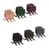 Clame de păr, Set 6 buc, 3.5 cm, Culori mate, CMCLASS